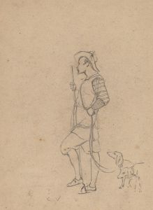 Study of Hunter with Dogs