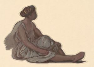 Study for ‘Greek Girls Bathing’ IX
