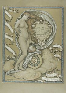 Figure Study for Rubaiyat of Omar Khayyam