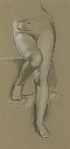 Study for Figure of Fortune. Mantelpiece