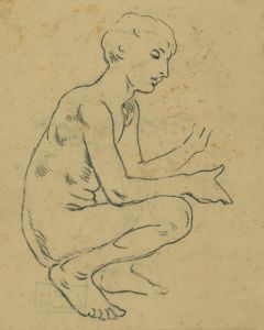Study for figure of Arts 2
