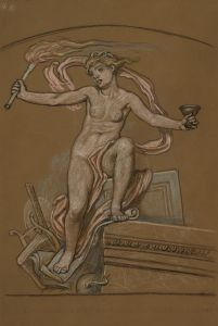 Study for the central figure of Anarchy