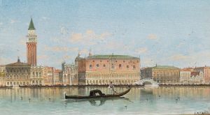 Venice, a View of St Mark’s Colum