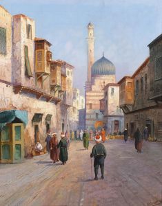 Orientalische Straßenszene