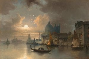 Venice, a Moonlit Night in the Bacino