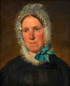 Josepha Kaltenthaler mit Spitzenhäubchen