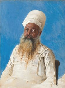 Parsi priest . Bombay