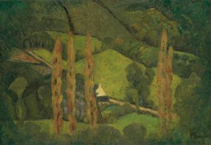 Paysage vert, Vallée de Châteauneuf