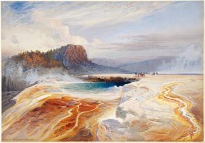 The Great Blue Spring of the Lower Geyser Basin, Yellowstone