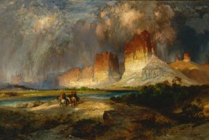 Cliffs Of The Upper Colorado River, Wyoming Territory