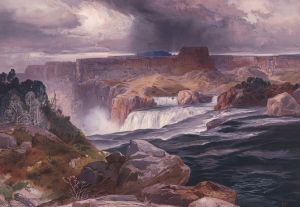 Great Falls of Snake River, Idaho Territory