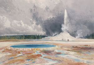 The Castle Geyser, Upper Geyser Basin, Yellowstone National Park