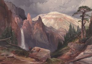 Tower Falls and Sulphur Mountain, Yellowstone