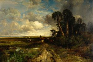 Bringing Home the Cattle – Coast of Florida