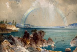The Southern Arm of the Yellowstone Lake, Yellowstone National Park, Wyoming Territory
