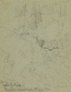 Lower Falls of the South Fork, Gardiner’s River