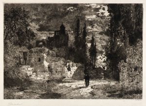 Old Castle and Trees