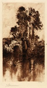 Trees and Old Bridge
