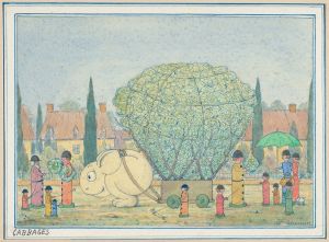 Cabbages, a ‘Wiggle Much’ design