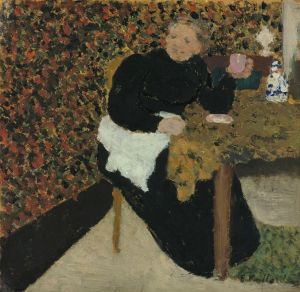 Madame Vuillard Avec Une Tasse Rose