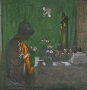 Madame Hessel À Son Cabinet De Toilette