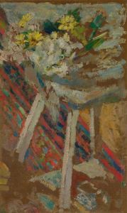 Flowers On A Stool