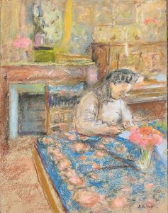 Madame Vuillard écrivant, Vaucresson