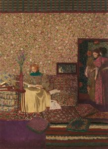 Personnages dans un intérieur. L’intimité