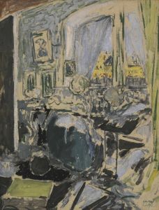 Madame Vuillard cousant à côté de la fenêtre