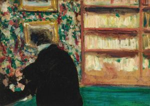 Thadée Natanson dans son bureau à La Revue Blanche