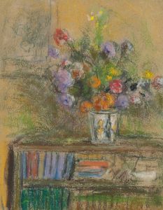 Nature morte au vase de fleurs