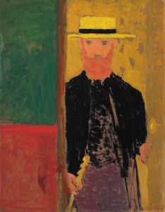Autoportrait à la canne et au canotier