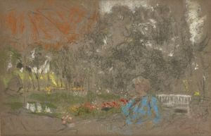 Lucy Hessel, sur la terrasse