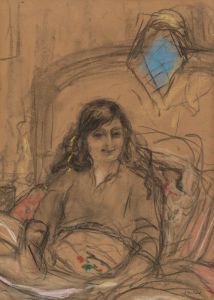 Étude pour La comtesse Anna de Noailles