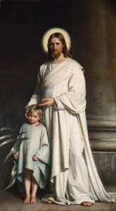 Christ blessing the little child