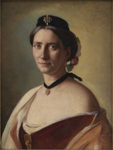 The artist’s wife, Mrs. Alma Bloch, nee Trepka