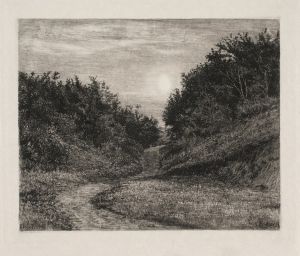A moonlit summer evening