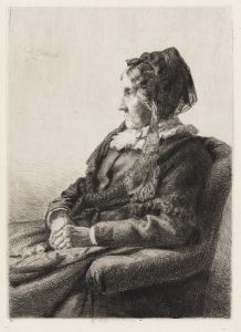 Portrait of the artist’s mother, Mrs. Ida Emilie Ulrikke Henriette Bloch, née Weitzmann