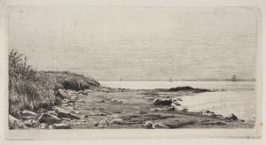 Strandparti Solskin i Havet