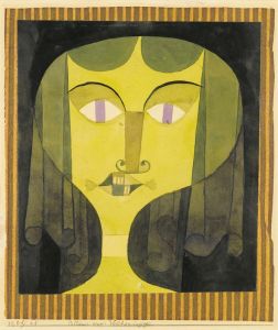 Portrait Of A Violet-Eyed Woman