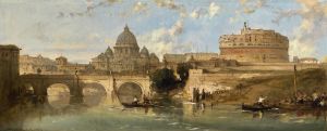Castle And Bridge Of St. Angelo, Rome