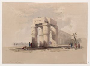 At Luxor, Thebes. Upper Egypt.