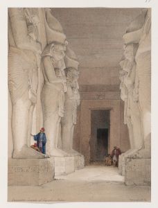 Excavated Temple of Gyrshe [Gerf Hussein], Nubia.