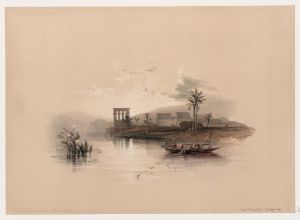 Island of Philæ on the Nile, Nubia.