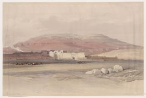 Medint [sic] Abou [Medinet Habu], Thebes. Dec. 8th, 1838.