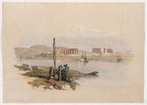 Ruins of Luxor, from the south-west.
