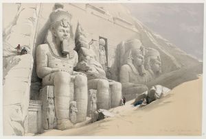 The Great Temple of Aboo Simble. Nubia.