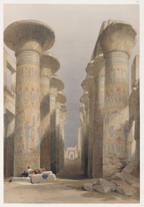 Thebes. Great Hall at Karnak. Nov. 28, 1838.