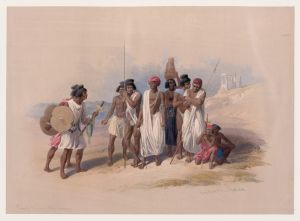Group of Nubians, Wady Kardasey [sic] [Qirtâsî].