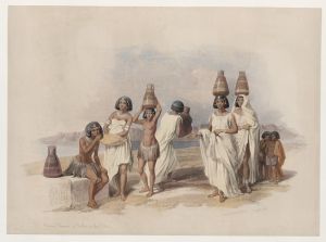 Nubian women at Kortie, on the Nile.